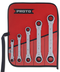 Proto® 5 Piece Reversible Ratcheting Box Wrench Set - 12 Point - Americas Industrial Supply