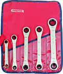 Proto® 5 Piece Ratcheting Box Wrench Set - 6 and 12 Point - Americas Industrial Supply