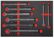 Proto® Foamed 14 Piece Combination Wrench Set- Black Chrome- 12 Point - Americas Industrial Supply