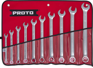 Proto® 10 Piece Full Polish Combination ASD Wrench Set - 6 Point - Americas Industrial Supply