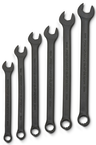 Proto® 6 Piece Black Oxide Antislilp Metric Combination Wrench Set - 12 Point - Americas Industrial Supply