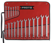 Proto® 18 Piece Satin Metric Combination ASD Wrench Set - 12 Point - Americas Industrial Supply