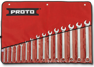 Proto® 15 Piece Full Polish Combination Spline Wrench Set - 12 Point - Americas Industrial Supply