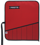 Proto® Red Canvas 7-Pocket Tool Roll - Americas Industrial Supply