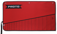 Proto® Red Canvas 17-Pocket Tool Roll - Americas Industrial Supply