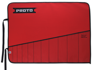 Proto® Red Canvas 11-Pocket Tool Roll - Americas Industrial Supply