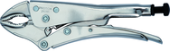 Proto® Nickel Chrome Locking Pliers - Curved Jaw 9-1/4" - Americas Industrial Supply