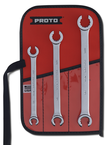 Proto® 3 Piece Double End Flare Nut Wrench Set - 12 Point - Americas Industrial Supply