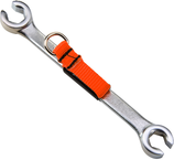 Proto® Tether-Ready Satin Flare-Nut Wrench 1/2" x 9/16" - 6 Point - Americas Industrial Supply