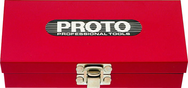 Proto® Tool Box, Red, 11-9/16" W x 11-1/8" D x 1-5/8" H - Americas Industrial Supply
