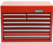 Proto® 440SS 27" Top Chest - 8 Drawer, Red - Americas Industrial Supply