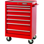 Proto® 440SS 27" Roller Cabinet - 7 Drawer, Red - Americas Industrial Supply