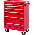 Proto® 440SS 27" Roller Cabinet - 8 Drawer, Red - Americas Industrial Supply