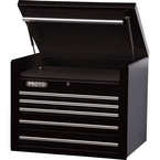 Proto® 450HS 34" Top Chest - 5 Drawer, Black - Americas Industrial Supply