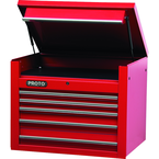 Proto® 450HS 34" Top Chest - 5 Drawer, Red - Americas Industrial Supply