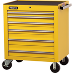 Proto® 450HS 34" Roller Cabinet - 6 Drawer, Yellow - Americas Industrial Supply