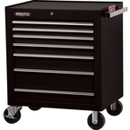 Proto® 450HS 34" Roller Cabinet - 7 Drawer, Black - Americas Industrial Supply