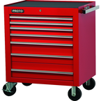 Proto® 450HS 34" Roller Cabinet - 7 Drawer, Red - Americas Industrial Supply