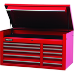 Proto® 450HS 50" Top Chest - 10 Drawer, Red - Americas Industrial Supply