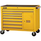 Proto® 450HS 50" Workstation - 7 Drawer & 1 Shelf, Yellow - Americas Industrial Supply