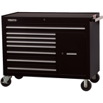 Proto® 450HS 50" Workstation - 8 Drawer & 2 Shelves, Black - Americas Industrial Supply
