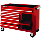 Proto® 450HS 50" Workstation - 8 Drawer & 1 Shelf, Red - Americas Industrial Supply