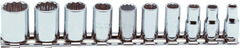 Proto® 1/4" Drive 10 Piece Socket Set - 12 Point - Americas Industrial Supply