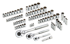 Proto® 1/4", 3/8" & 1/2" Drive 81 Piece Socket Set - Americas Industrial Supply