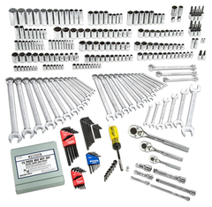 Proto® 1/4", 3/8", & 1/2" Drive 302 Piece Socket Set- 6 and 12 Point - Americas Industrial Supply