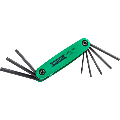 Proto 8 Piece Torx Folding Key Set - Americas Industrial Supply