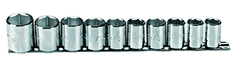 Proto® 3/8" Drive 10 Piece Socket Set - 6 Point - Americas Industrial Supply