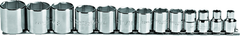 Proto® 3/8" Drive 13 Piece Socket Set - 6 Point - Americas Industrial Supply