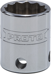 Proto® Tether-Ready 3/8" Drive Socket 17 mm - 12 Point - Americas Industrial Supply