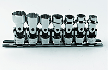 Proto® 3/8" Drive 7 Piece Metric Universal Socket Set - 12 Point - Americas Industrial Supply