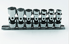 Proto® 3/8" Drive 7 Piece Metric Universal Socket Set - 12 Point - Americas Industrial Supply