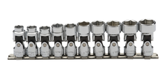 Proto® 3/8" Drive 10 Piece Metric Universal Socket Set - 6 Point - Americas Industrial Supply