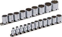 Proto® Tether-Ready 3/8" Drive 21 Piece Metric Socket Set - 12 Point - Americas Industrial Supply