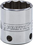 Proto® Tether-Ready 3/8" Drive Socket 21 mm - 12 Point - Americas Industrial Supply