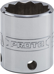 Proto® Tether-Ready 3/8" Drive Socket 22 mm - 12 Point - Americas Industrial Supply