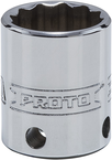 Proto® Tether-Ready 3/8" Drive Socket 3/4" - 12 Point - Americas Industrial Supply