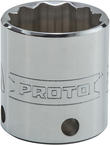 Proto® Tether-Ready 3/8" Drive Socket 24 mm - 12 Point - Americas Industrial Supply