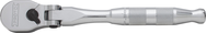 Proto® 1/4" Drive Flex Head Precision 90 Pear Head Ratchet Long 9"- Full Polish - Americas Industrial Supply