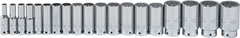 Proto® Tether-Ready 1/2" Drive 19 Piece Deep Socket Set - 12 Point - Americas Industrial Supply