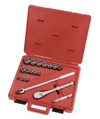 Proto® 1/2" Drive 18 Piece Socket Set - 12 Point - Americas Industrial Supply