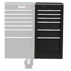 Proto® 440SS Side Cabinet - 6 Drawer, Black - Americas Industrial Supply