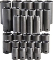 Proto® 1/2" Drive 30 Piece Impact Socket Set - Americas Industrial Supply
