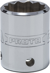 Proto® Tether-Ready 1/2" Drive Socket 23 mm - 12 Point - Americas Industrial Supply