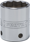 Proto® Tether-Ready 1/2" Drive Socket 27 mm - 12 Point - Americas Industrial Supply