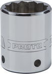 Proto® Tether-Ready 1/2" Drive Socket 28 mm - 12 Point - Americas Industrial Supply