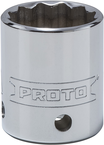 Proto® Tether-Ready 1/2" Drive Socket 1" - 12 Point - Americas Industrial Supply